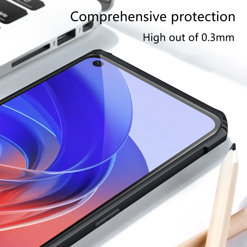 Rzants For OPPO A55 4G Case Camouflage Military Design Shockproof Slim Crystal Clear Cover Casing