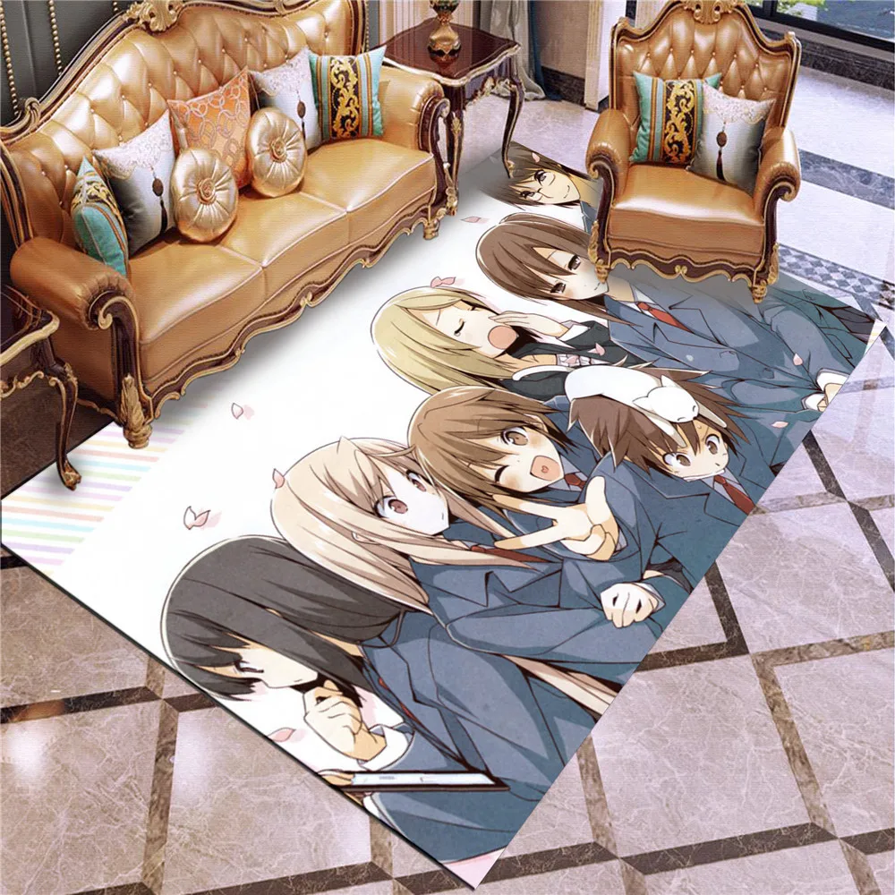 Напольный коврик Sakurasou без домашних животных нескользящий для гостиной аниме |