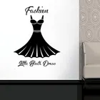 Модная стильная одежда из бутика, маленькое платье, настенная наклейка, виниловое искусство, домашний декор, интерьерные оконные наклейки, съемная роспись A549