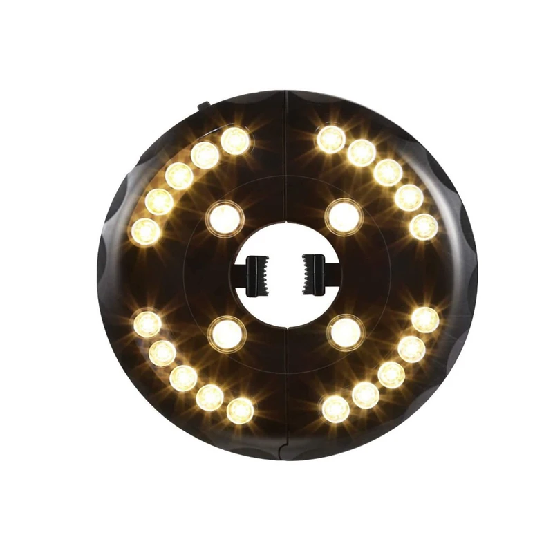 Новый суперъяркий Ночной светильник с зонтиком 24 светодиодный крючком и