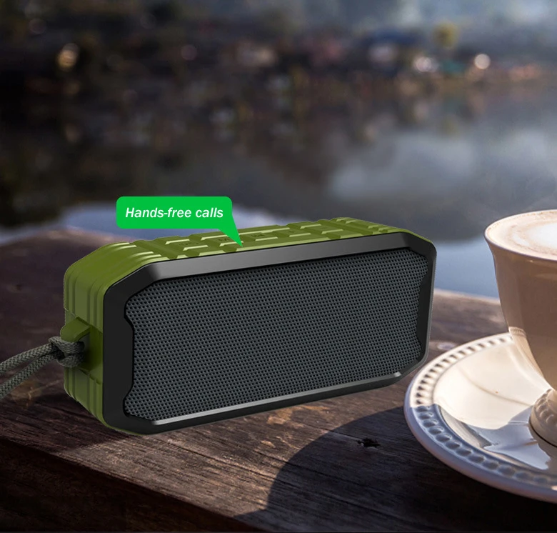 IPX7 водонепроницаемый портативный беспроводной Bluetooth динамик для спорта на