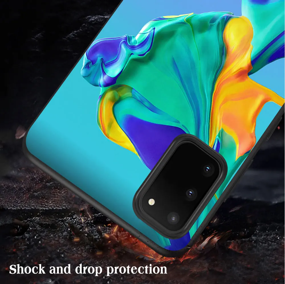 

Color Fashion Case For Samsung A51 A71 S21 S20 A50 A70 A20 A21S S10 S9 S8 Ultra Puls Note 20 10 Plus Black Cover Fundas Coque