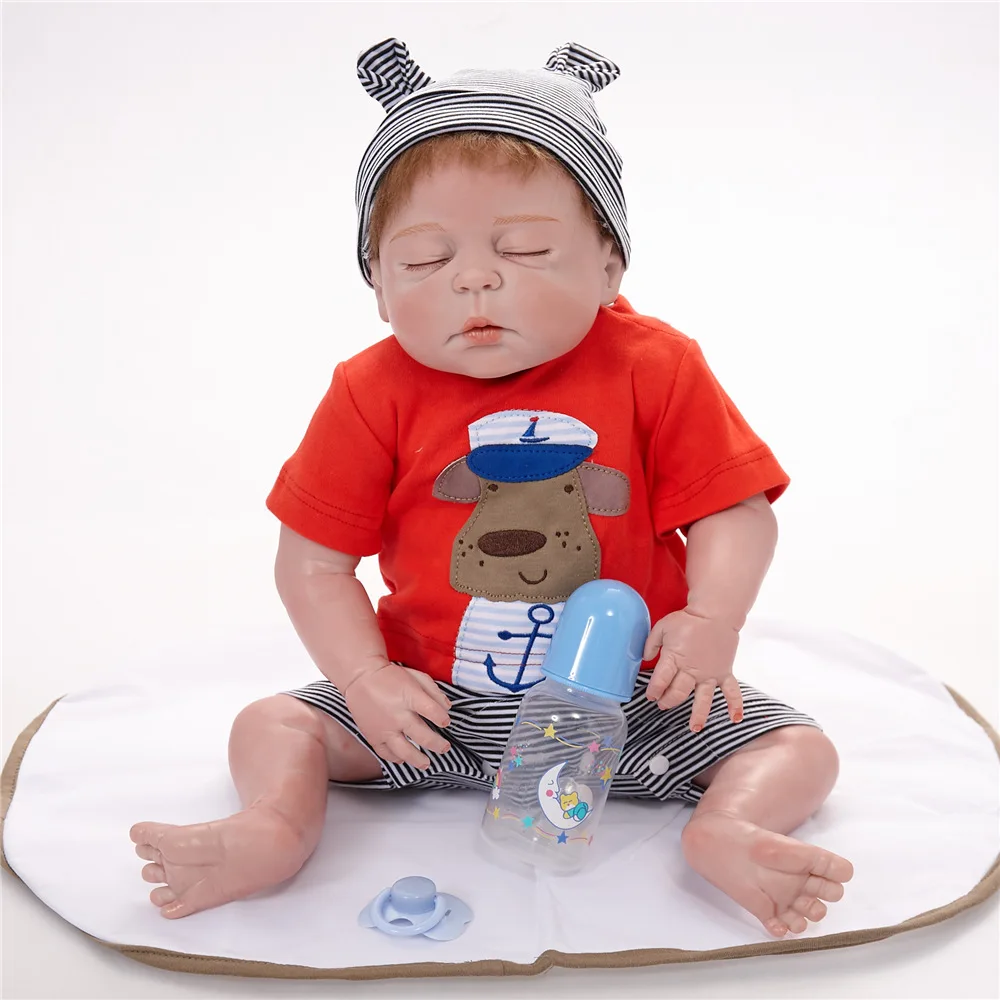 55 см BeBe куклы Reborn 22 &quotреалистичные для девочек на все тело Мягкие силиконовые