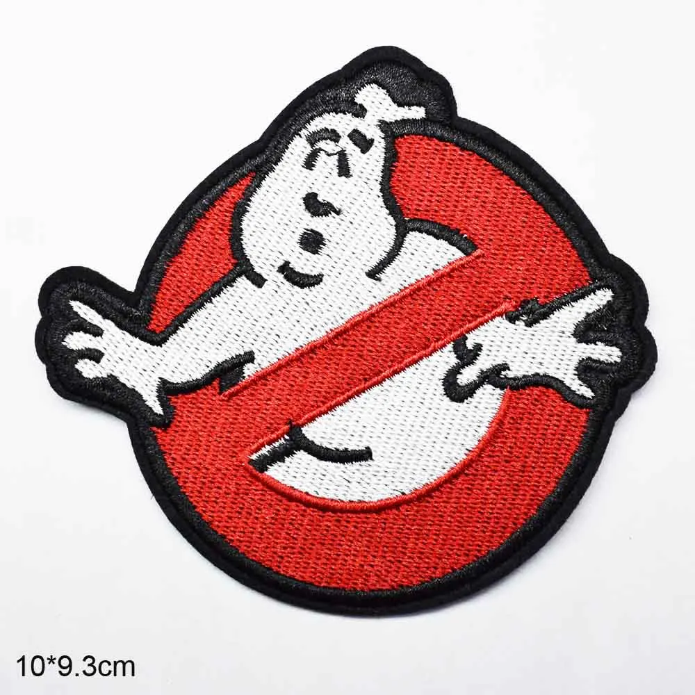 Средний размер Охотники за привидениями утюжок на патч Вышивка Одежда патч для одежды Одежда Наклейки одежда аксессуары - Цвет: eyebow not good(yan