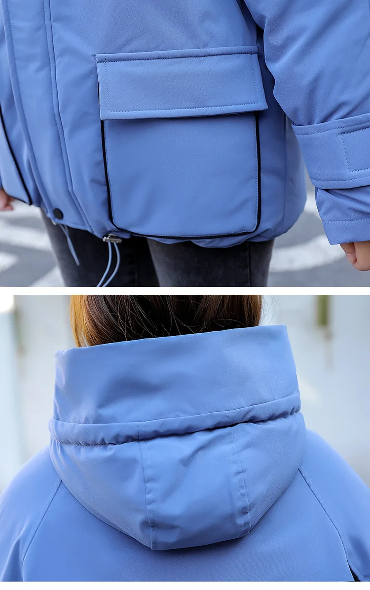 Abrigos Mujer Invierno Short Winter Jacket Women Fur Cotton Padded Jacket Female Parka Womens Jacket Winter Coat for Woman