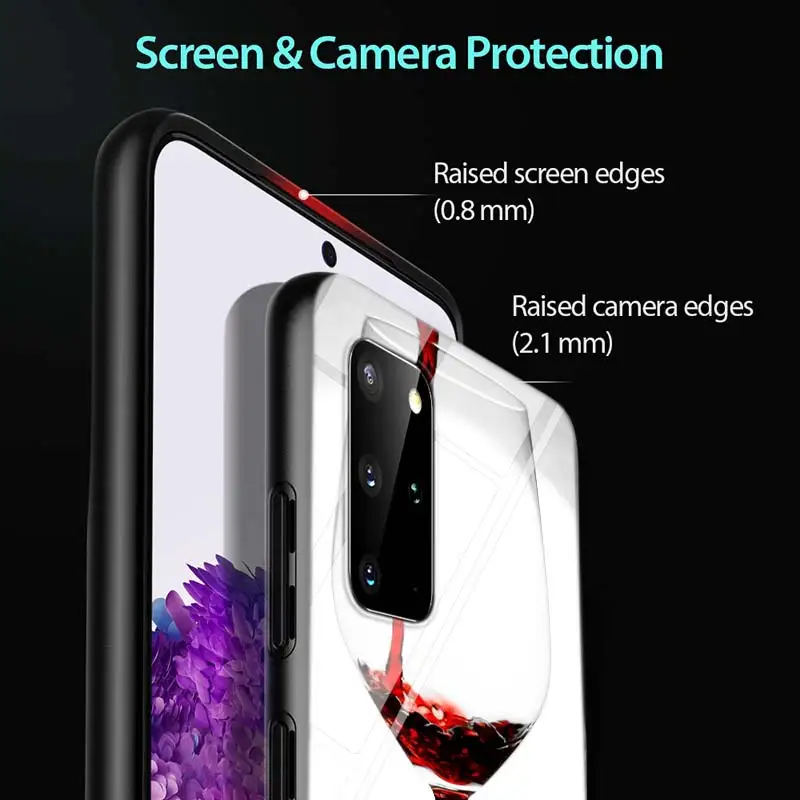 

Beer Wine Fashion For Samsung Galaxy A71 A51 (5G) A41 A31 2020 A21S A11 A90 A70S A10S A30S A50S Gloss Black Phone Case