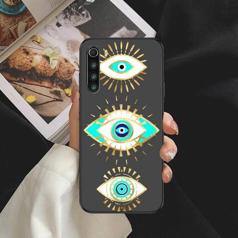 

Evil eye Phone Case For Huawei P Y Nova mate 20 30 10 40 pro lite smart Cover Fundas Coque