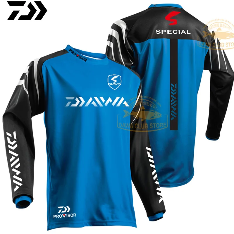 

2022 New Fishing Jersey Quick Dry Fishing Long-sleeve Clothing Dawa Breathable Anti-uv Sun Autumn Man Autumn Fishing Sweat Shirt