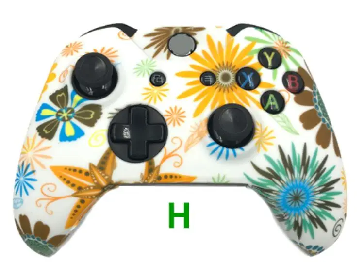 H Силиконовый резиновый защитный чехол для Xbox One игровой контроллер - Цвет: H