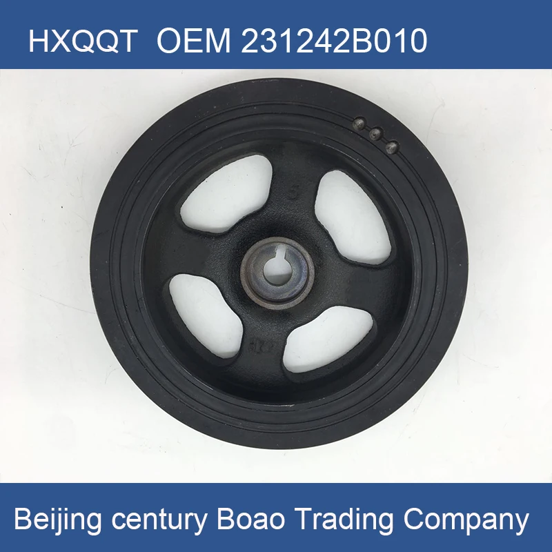 Шкив коленчатого вала 2010 2014 для Accent Veloster kia Rio Soul OEM 23124 2B010|pulley|pulley crankshaftpulley 1 |
