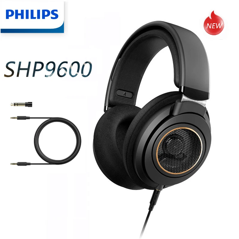 

Музыкальные Наушники Philips SHP9600 с проводными Hi-Fi наушниками длиной 3 м, SHP9500, обновление для компьютера, Android, Samsung, Huawei