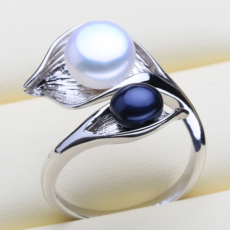 Женское Двухслойное кольцо FENASY из стерлингового серебра 925 пробы | Украшения и