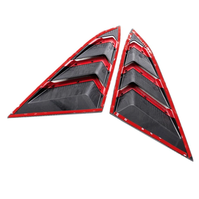 

Rear Window Triangular Carbon Fiber with Red Line with Shift Paddle Steering Wheel Shifter Paddlers Extension