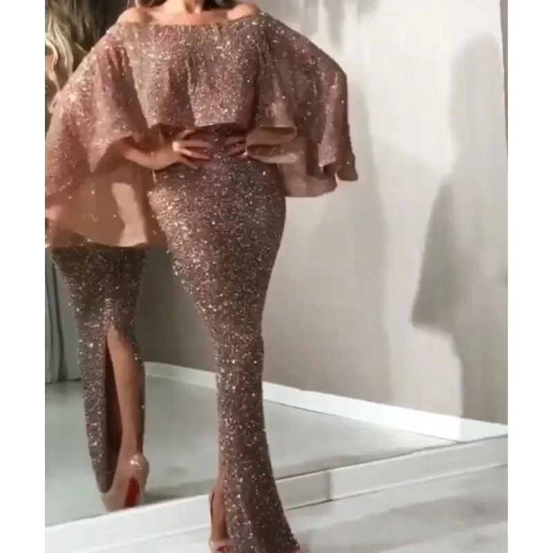 

Prom Evening Celebrity Dresses 2022 Woman's Party Night Cocktail Long Mermaid Dresses Plus Size Dubai Arabic Formal Dress