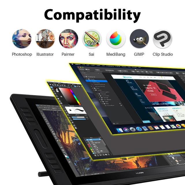 KAMVAS Pro 20 2019 Version With Tilt Graphics Tablet Monitor 8192