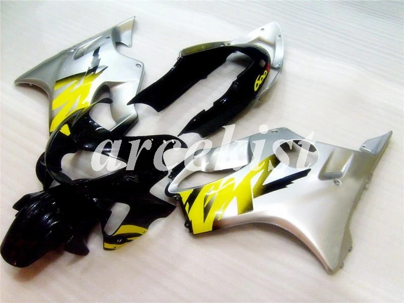 

New ABS Motorcycle bike Whole Fairings Kit Fit For HONDA CBR600 F4 1999 2000 99 00 FS Bodywork set black silver