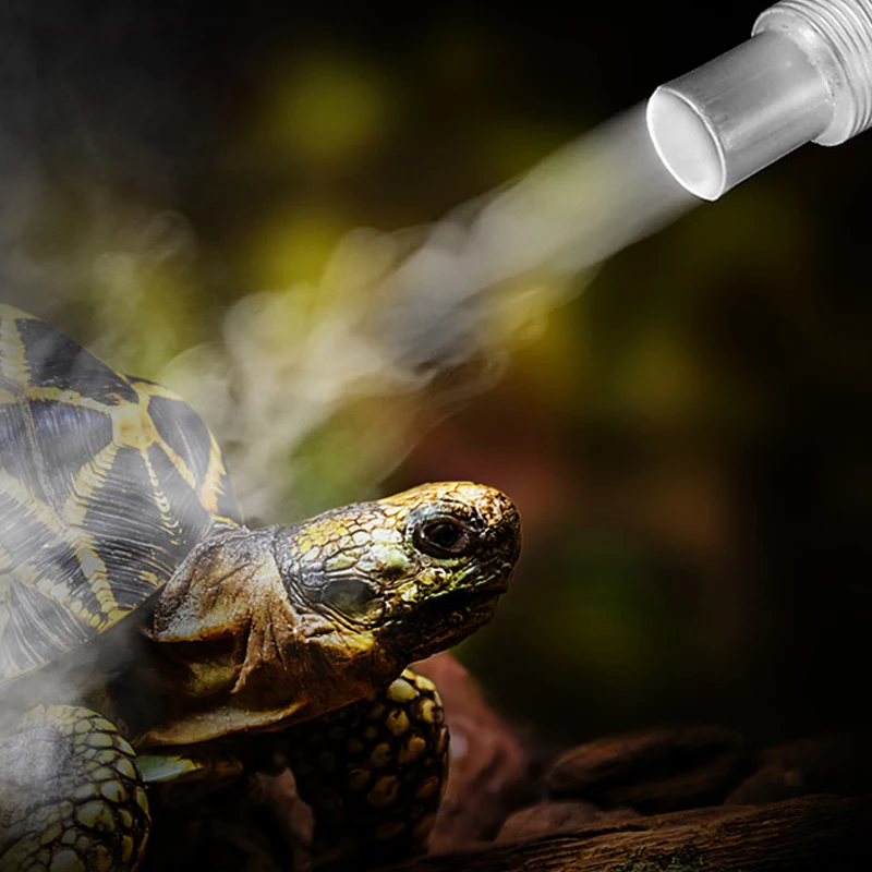4L Reptile Terrariums Humidifier Fogger with Humidistat and Timer for Amphibians Herps Evergreen Pet Vivarium Mister | Бытовая техника