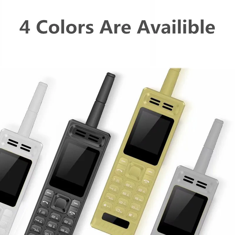 Кнопка Telepone W2 Классическая Ретро стиль GSM антенна сотового телефона хороший сигнал банк питания четыре SIM Extroverted Bluetooth, GPRS