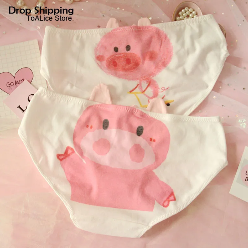 Сексуальные женские трусики с 3D животным принтом симпатичное нижнее белье для