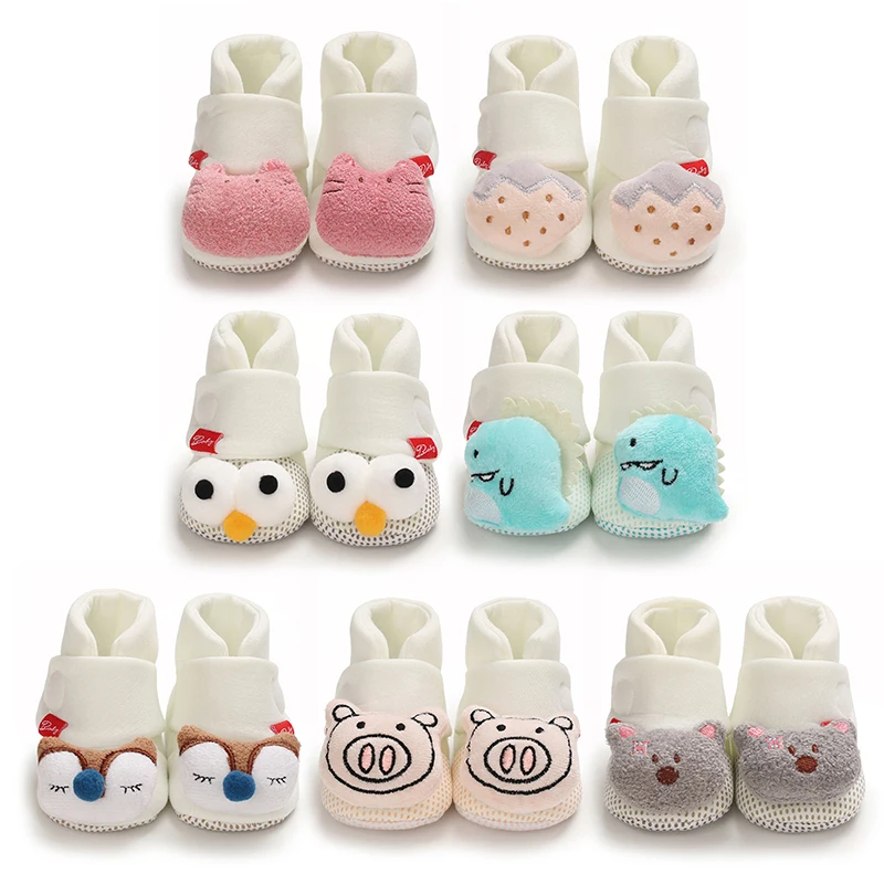 

Baby Winter Warm First Walkers Cotton Baby Shoes Cute Infant Baby Boys Girls Shoes Soft Sole Indoor Shoes For 0-18M Baby Shoes