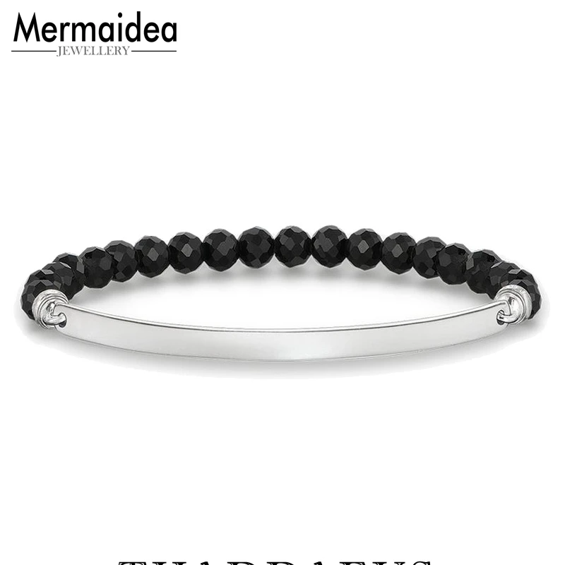 Браслет из черного обсидиана с вырезами 6 мм 2020 г.|Плетеные браслеты| |