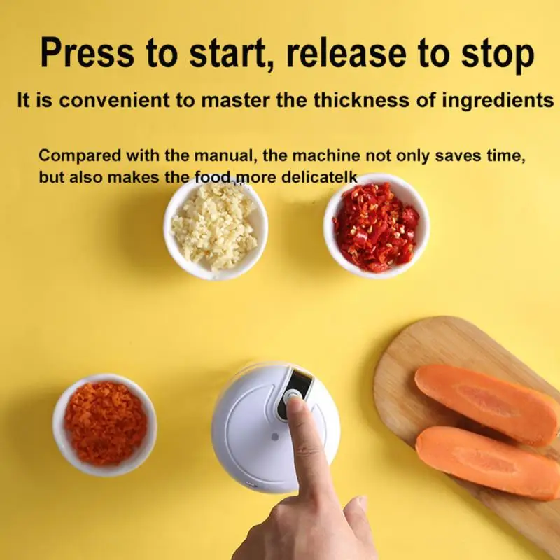 

Electric Grinder Garlic Masher Press USB Wireless Electric Mincer Vegetable Chili Meat Grinder Food Crusher Kitchen Accessories