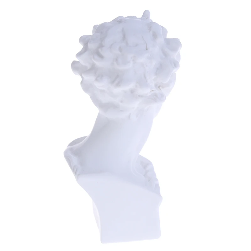 

1Pc 6CM Mini Resin Sculpture Giuliano Medici Bust Sculpture Home Ornaments Decoration Doll House Accessories