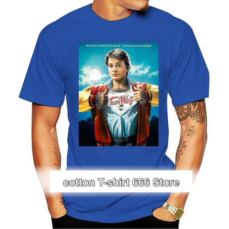 

Camiseta fresca для подростков, Lobo, Michael J, zorro, Blanca, La Happy Is has My T, nueva (1)