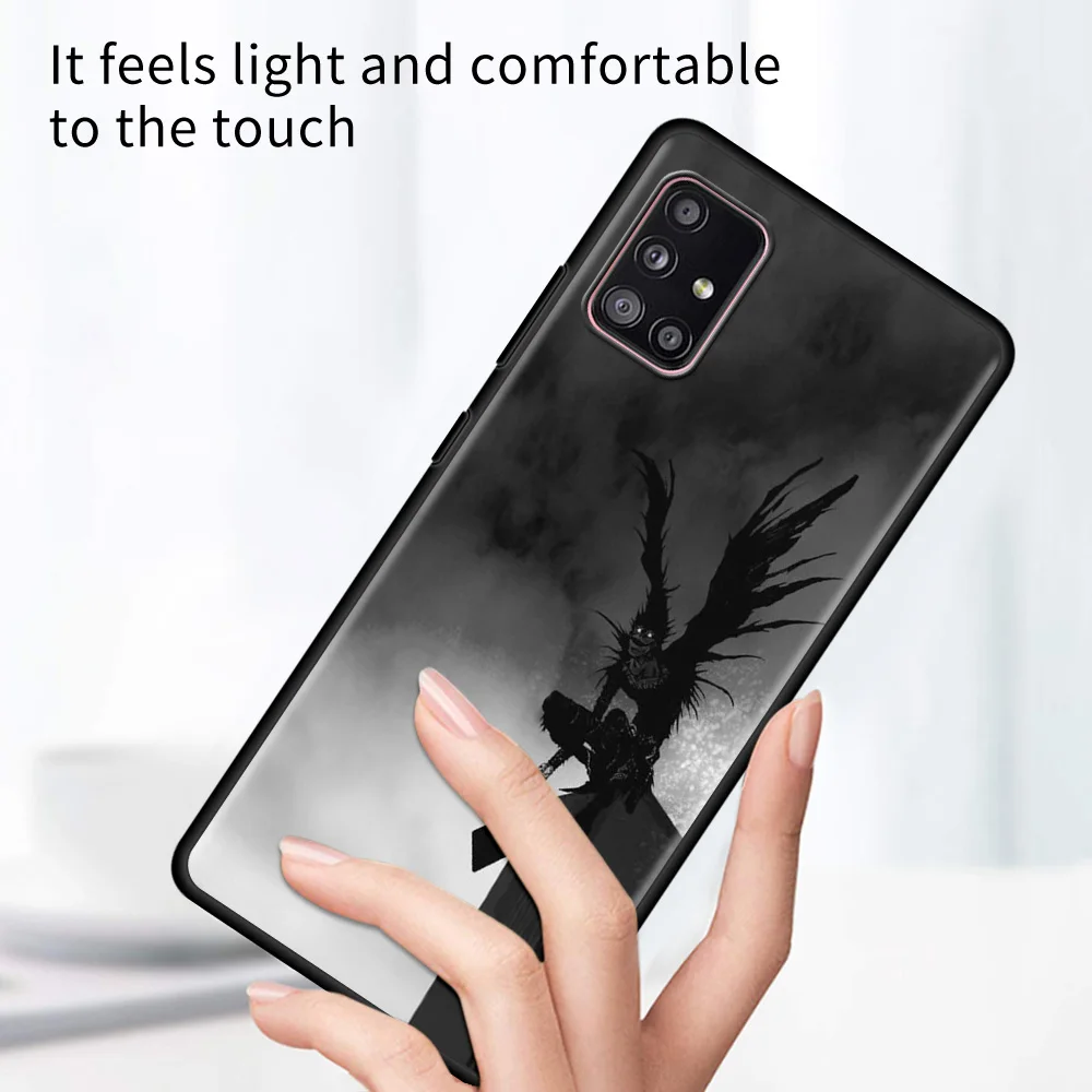 

Death Note anime Phone Cover For Samsung A71 A51 A52 A12 A21s A21 A32 A91 A72 A42 A41 A31 A11 Case TPU Fundas Soft Capa
