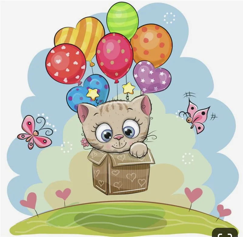 Штамп силиконовый 10 х10 в подарочной коробке прозрачный для скрапбукинга