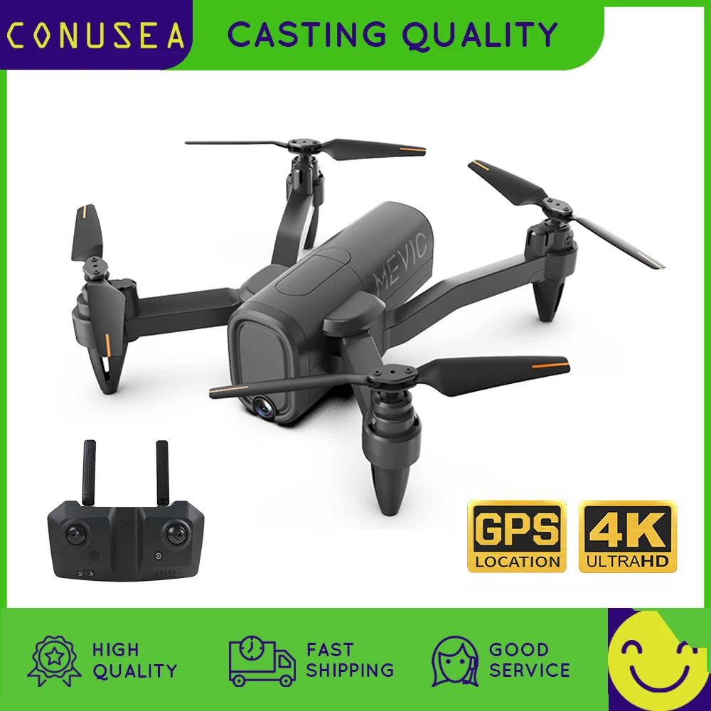 

CONUSEA 2021 New H6 Drone 4K GPS Professional HD ESC Camera 5G WiFi Aerial Photography Foldable Mini Quadcopter RC Dron VS L900