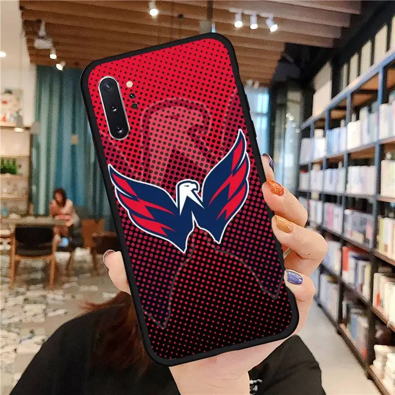 

Washington hockey team badge phone case for Samsung A50 A51 A71 A20E A20S S10 S20 S21 S30 Plus ultra 5G M11 funda cover