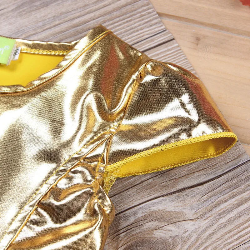 Комплект детской одежды для маленьких девочек модный топ + леггинсы комплекты из