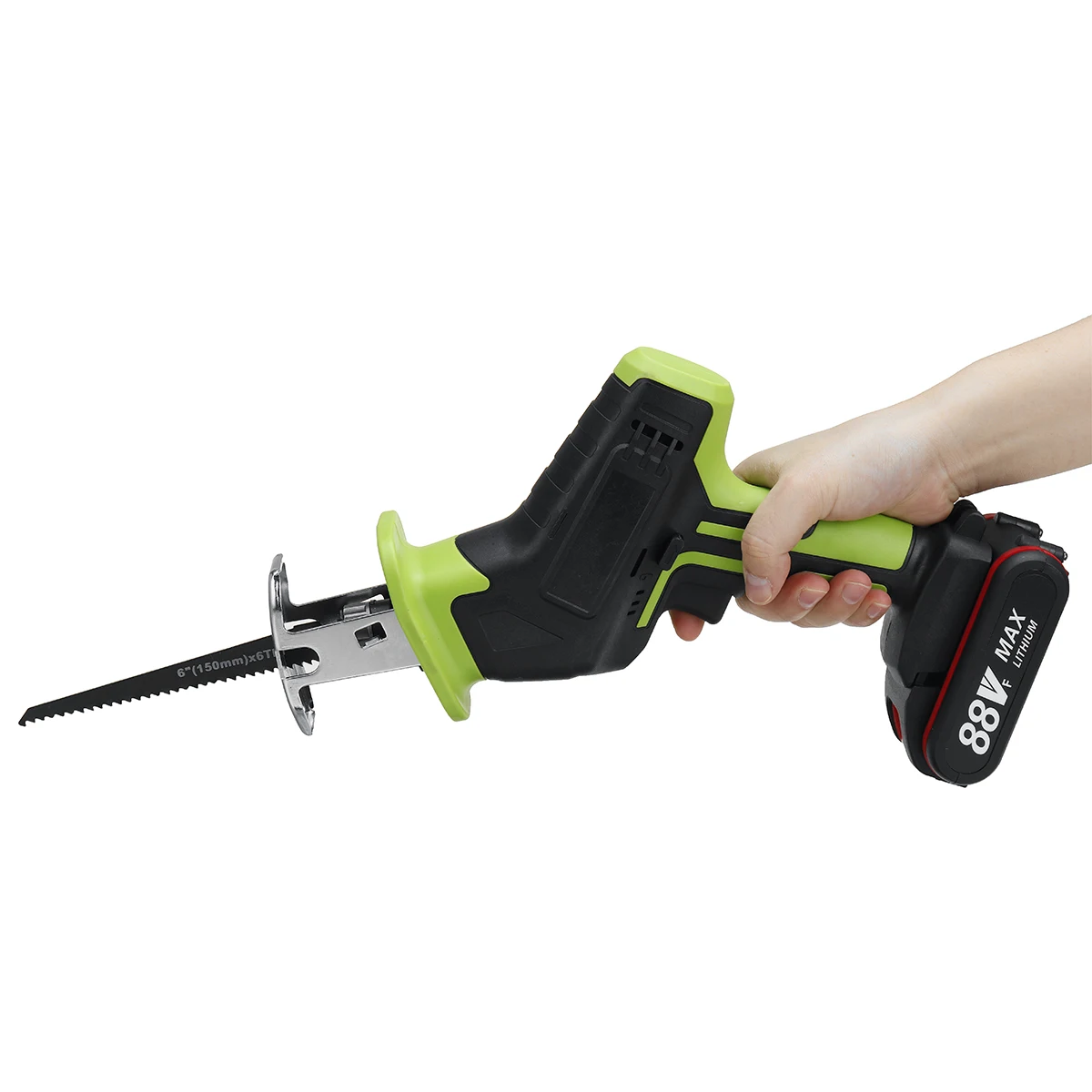 

21V Cordless Reciprocating Saw Portable Electric Saw With 4 Blades Metal Wood Cutting Machine Tool for Makita 21V Battery