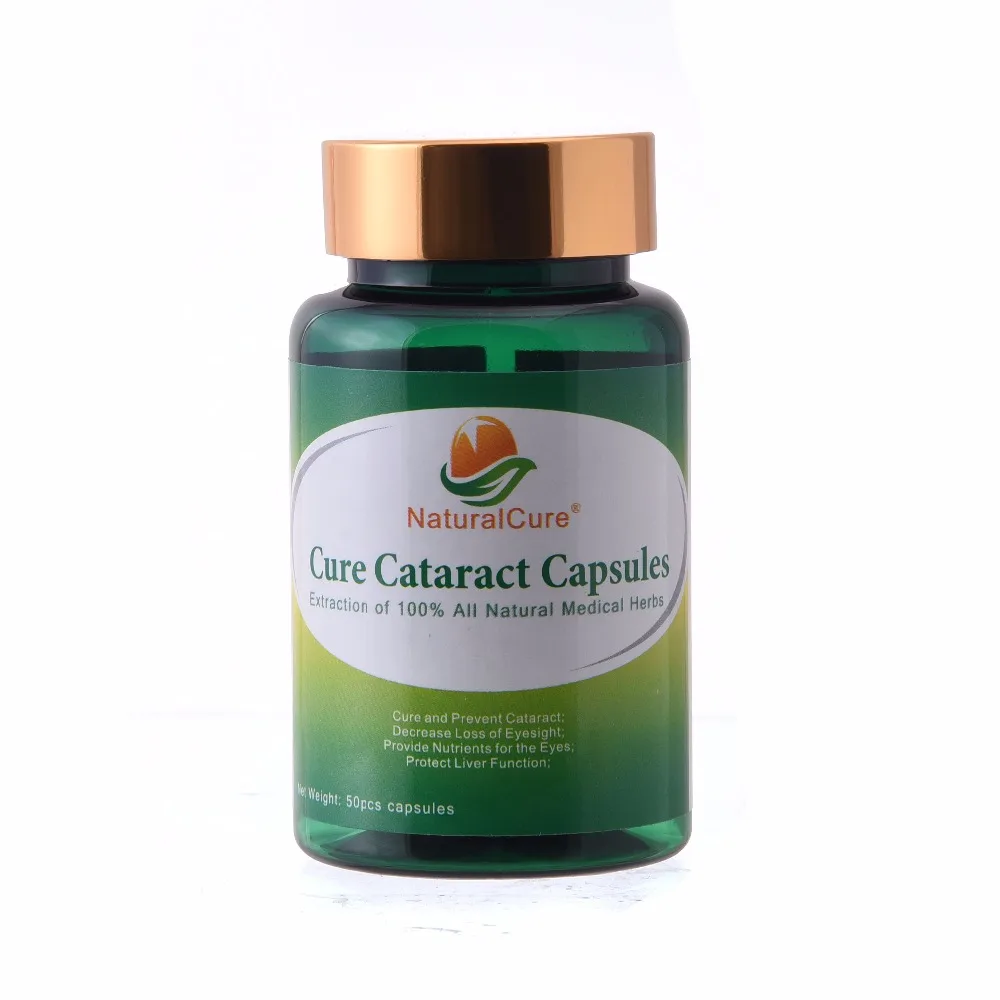 

NaturalCure, капсулы для лечения катаракты, уменьшение потери зрения, предотвращение заболеваний глаз и функции катаракты, 50 капсул