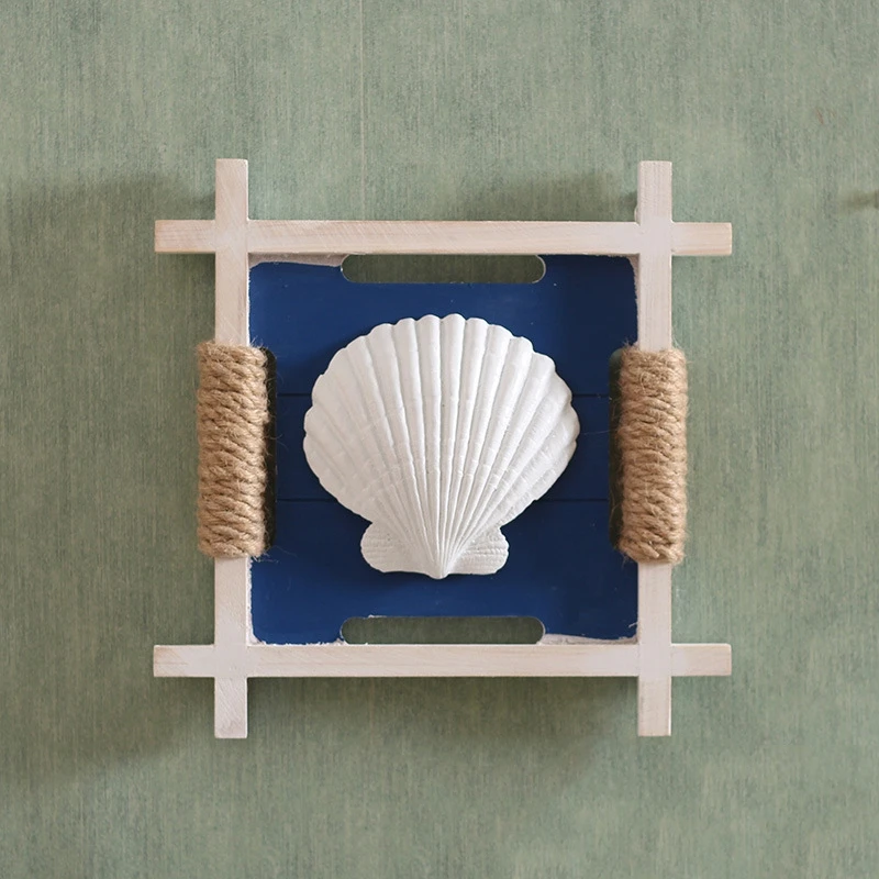 

Nordic Wall Picture Frame Mediterranean Shell Pattern Wall Picture Frame Art Print Poster Living Room Home Decor Wall Painting