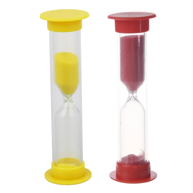 2Pcs Hourglass (Yellow 3 Min&ampRed 10 Minutes) | Дом и сад
