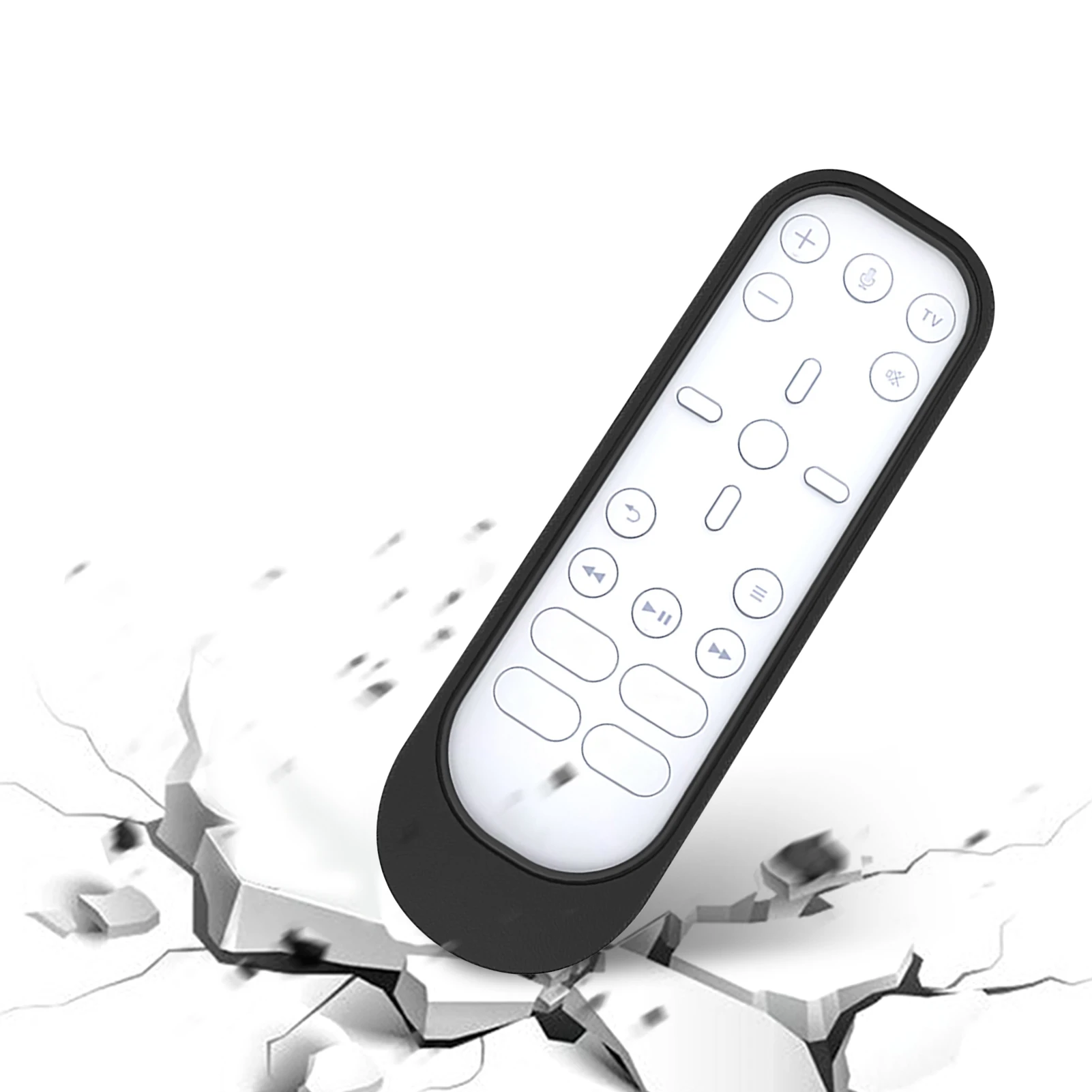 

Silicone Protective Case For PlayStation 5 Media Remote, Shockproof Anti-fall Non-slip Shell Cover For PS5 Remote Control