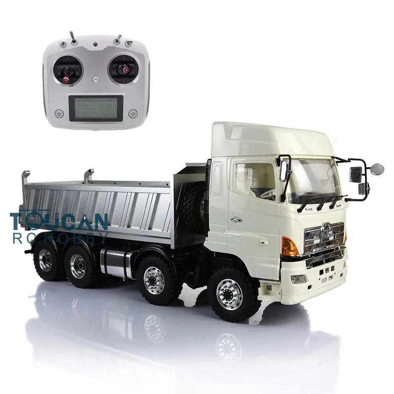 

Outdoor Toys 1/14 LESU 700 8*8 Hydraulic RC Truck Dumper Model ESC Radio Car for HINO THZH0193-SMT4