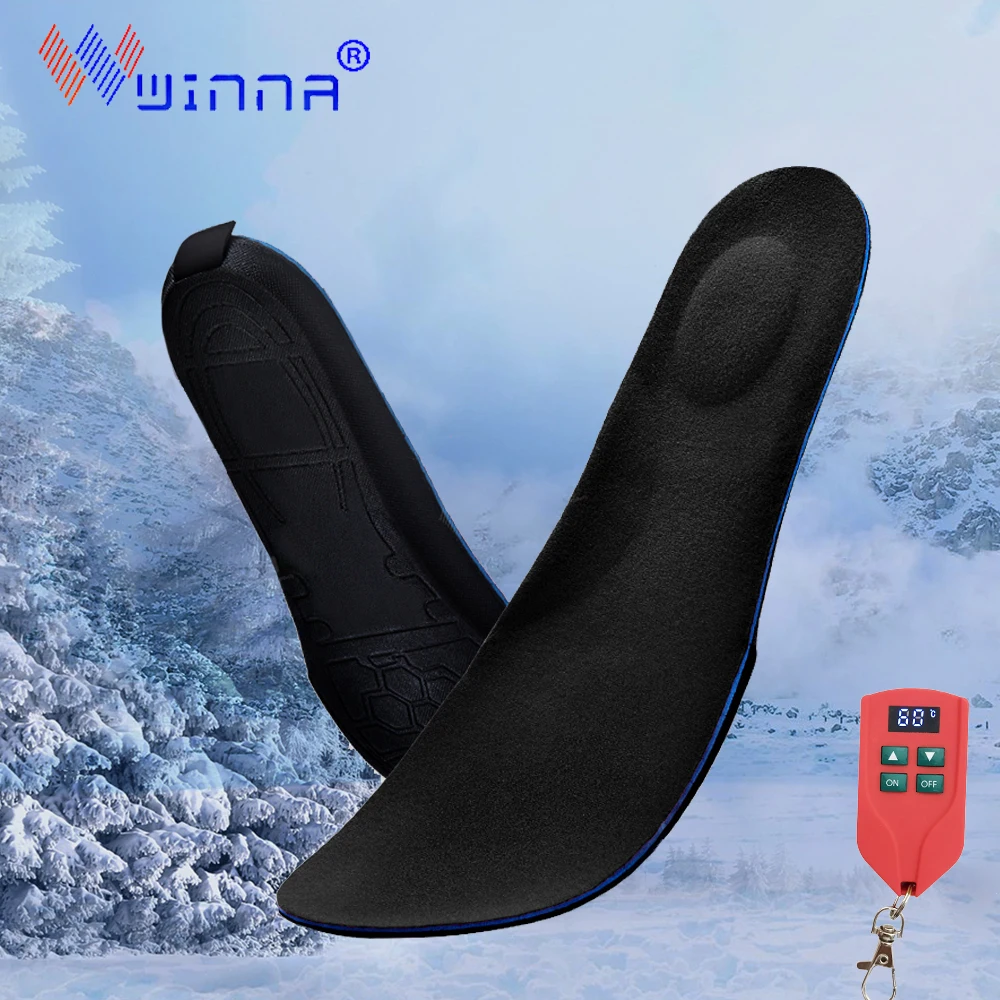 Стельки с подогревом для мужчин и женщин ортопедические стельки беспроводным