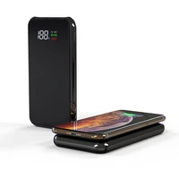 new pd 18w mobile power 15w wireless charging digital display power bank qc3 0 fast charging wireless charging