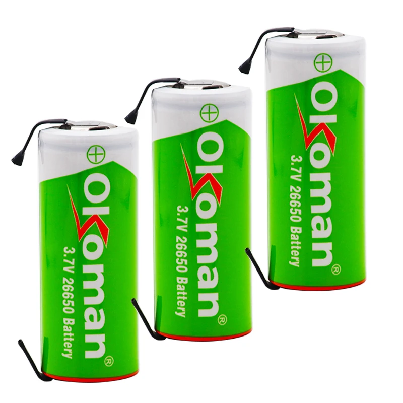 100% Оригинальный 26650 3 7 в 13000 мАч 18650 литиевая аккумуляторная батарея для