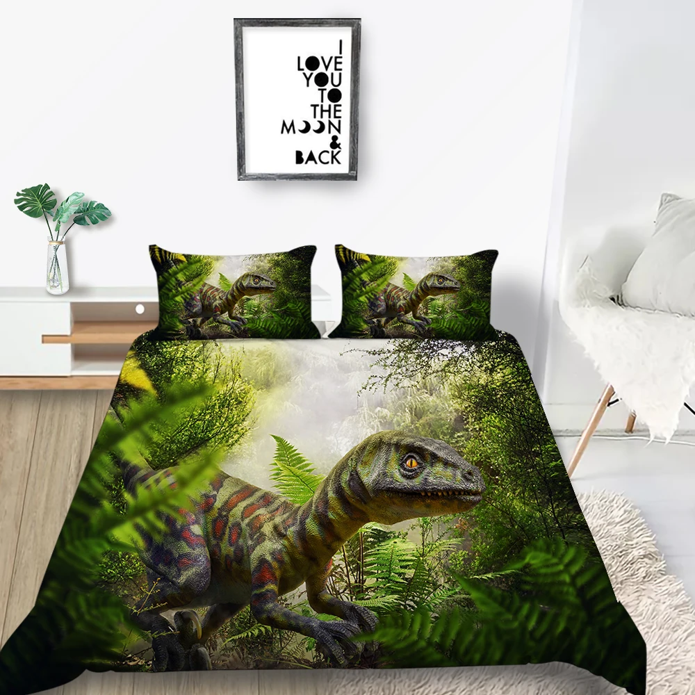 Комплект постельного белья Raptor односпальный модный реалистичный комплект с