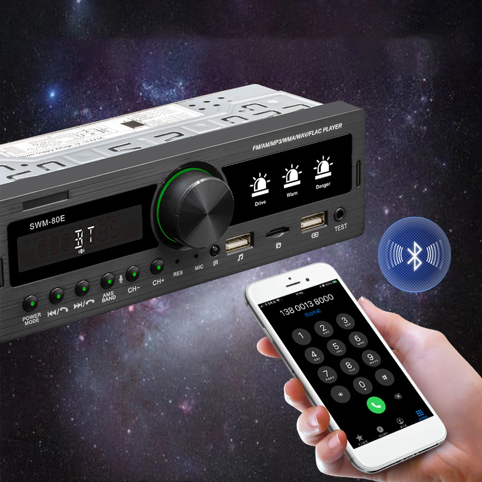 

Car Radio Autoradio LCD Screen Car Stereo MP3 Player Auto Radio In Dash Bluetooth Aux Input USB FM Radio Coche Receiver 7 Color