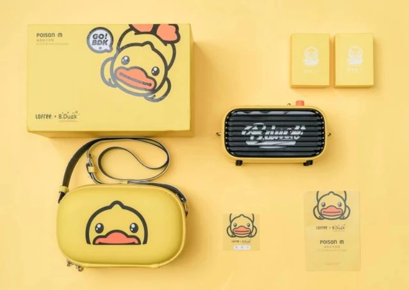 Bluetooth-Колонка LOFREE ядовитая M B.DUCK Bluetooth-динамик функция восстановления FM-радио