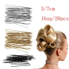 U-образная шпилька для волос в китайском стиле, металлическая заколка-Пряжка, шпильки для волос, моделирующие головные уборы, Шпилька для волос, заколка для волос