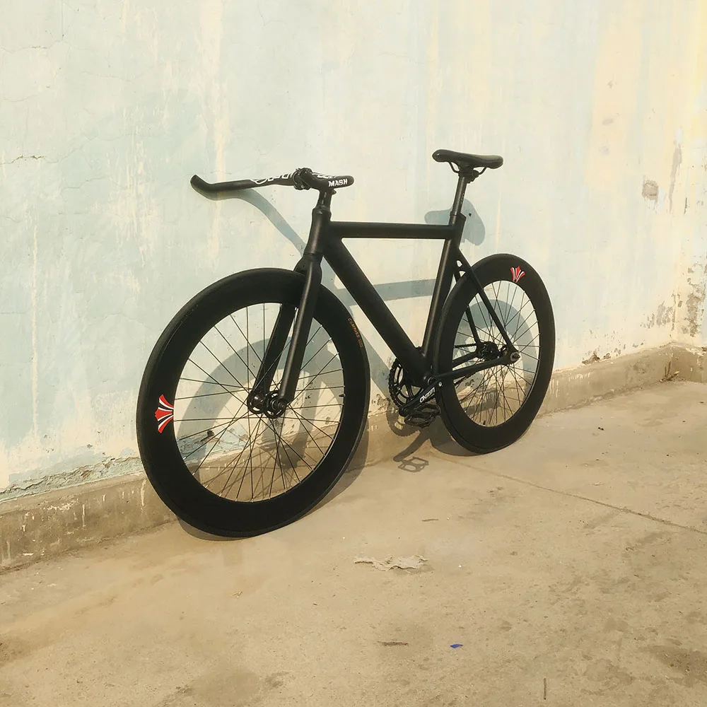 Трек велосипедный 52 см рама из алюминиевого сплава фиксированная передача 70 мм