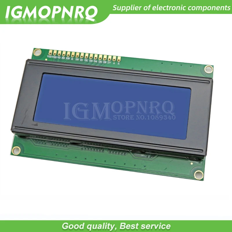1 шт. ЖК-плата 2004 20*4 lcd 20X4 5V синий экран blacklight lcd 2004 дисплей ЖК-модуль Дисплей содержание: 20 символов* 4 линия