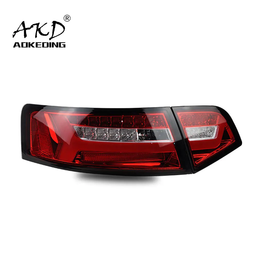 AKD Car Styling for A6 Tail Lights 2009-2011 A6L LED Lamp DRL Turn Signal Brake Reverse auto Accessories | Автомобили и мотоциклы
