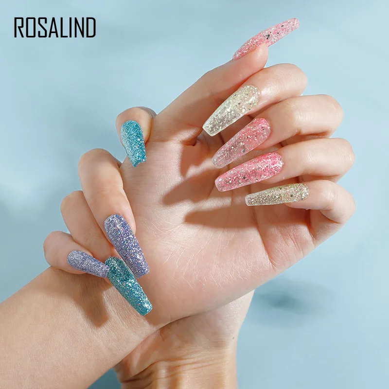 ROSALIND Dip порошок для акрилового искусства термальное изменение температуры